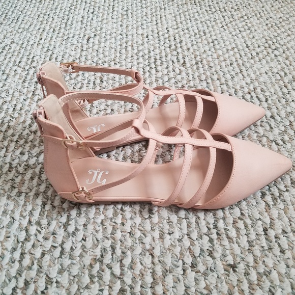 *FINAL CLEARANCE PRICING* Soft pink flats - Picture 1 of 5